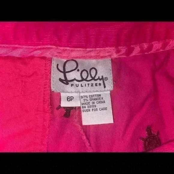 Lilly Pulitzer Corduroy Turtle Pants - Picture 4 of 5